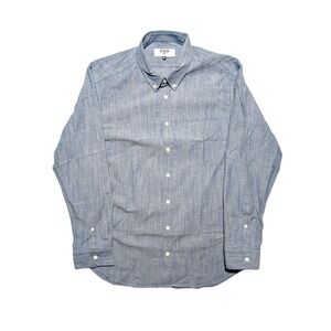 Stock Mfg Chicago Chambray Button Down Shirt – Made in USA – Size XL